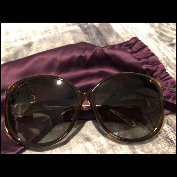 GUCCI SUNGLASSES COLOR BROWN - Picture 2 of 8